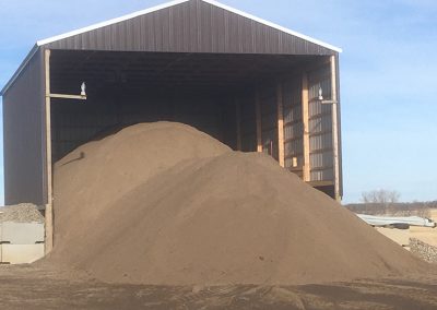 Winter Sand Salt Storage