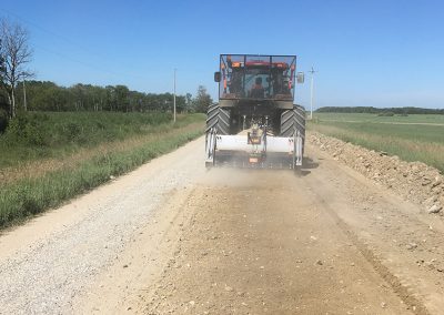 Stone Crushing in RM of Pipestone, MB